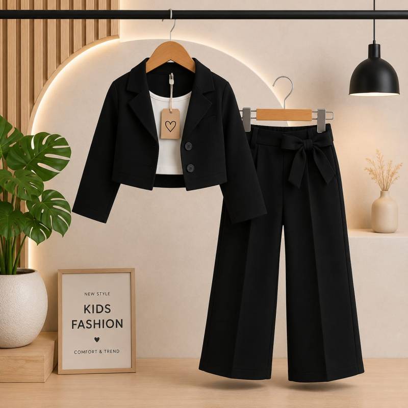 White Cool Teddy Bear "11" Jersey Graphic T-Shirt & Black Shorts 2-Piece Set